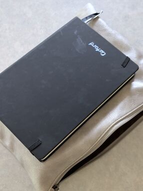 Oxford Black Hardcover Notebook with Elastic Strap
